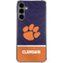 Clemson University Paw Logo Galaxy S24 Plus Clear Case